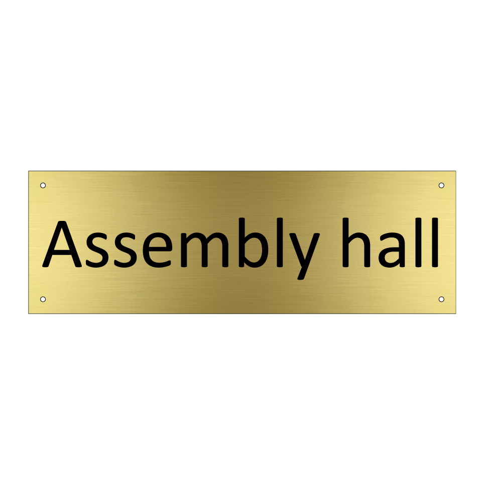 Assembly hall