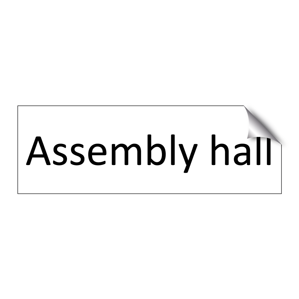 Assembly hall