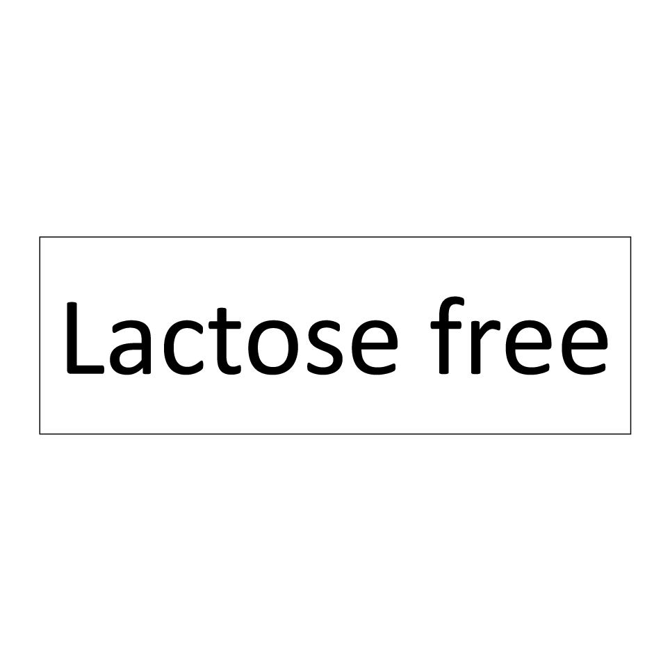 Lactose free