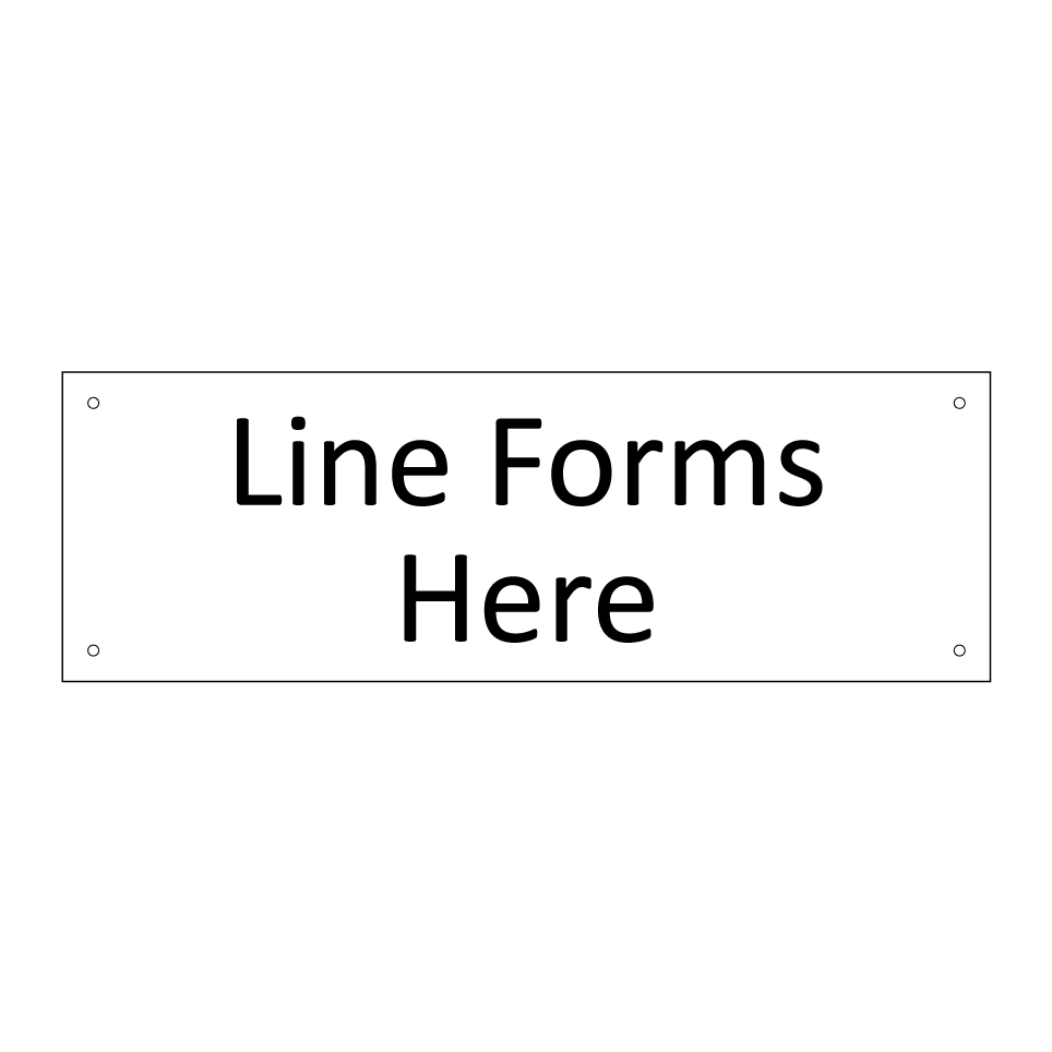 Line Forms Here