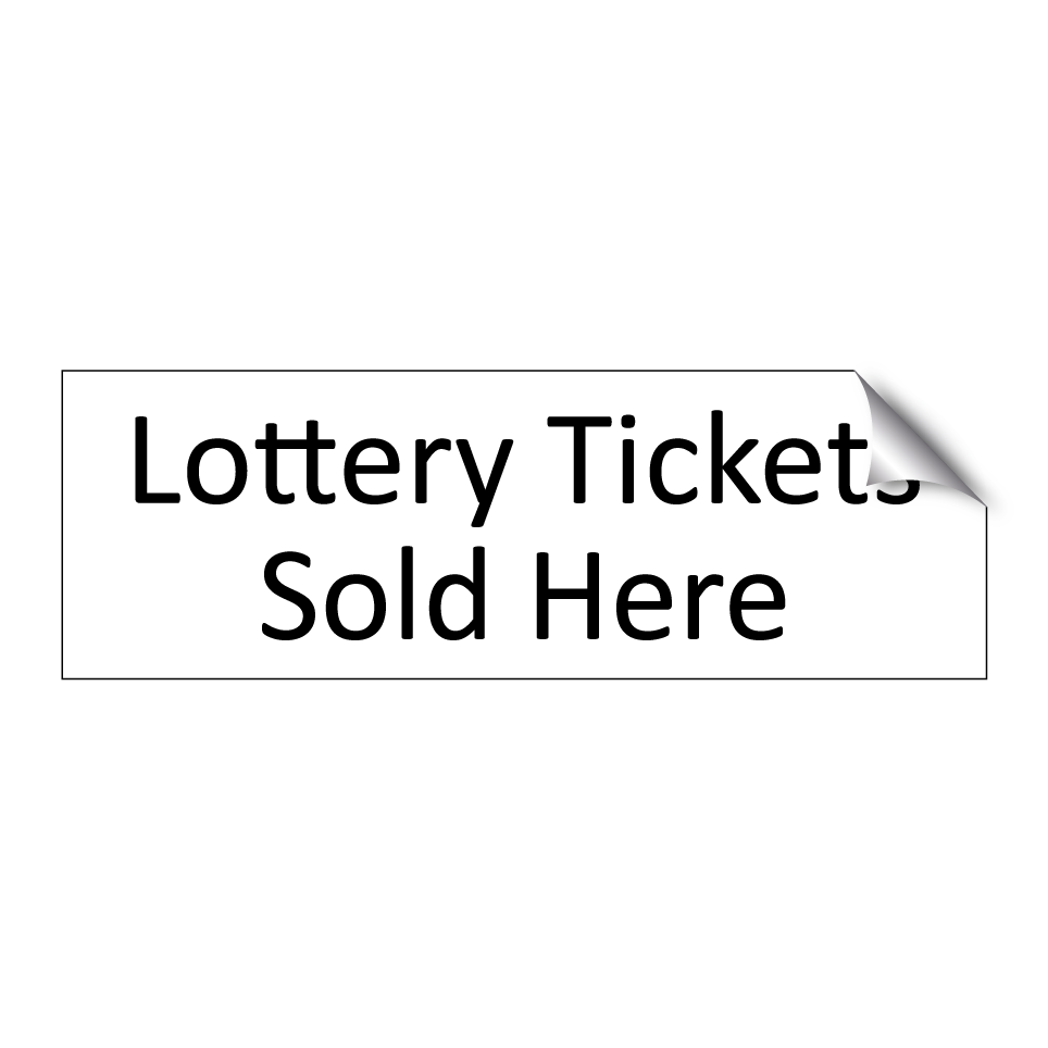 Lottery Tickets Sold Here