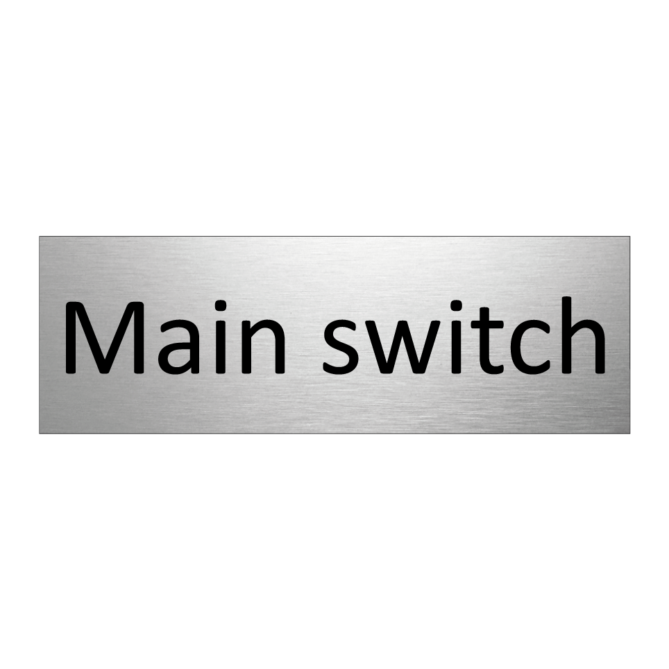 Main switch