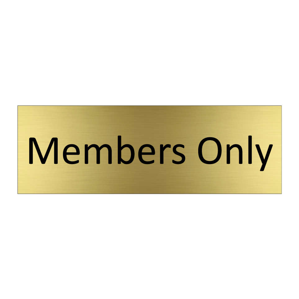 Members Only