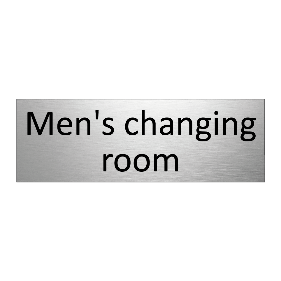 Men's changing room