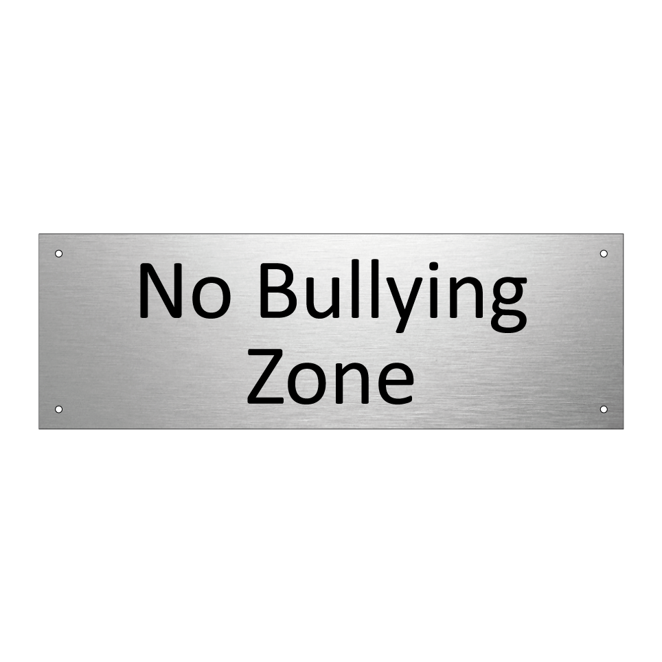 No Bullying Zone