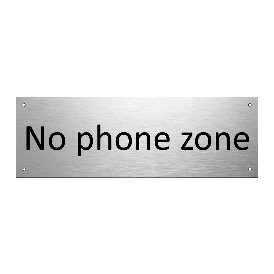 No phone zone
