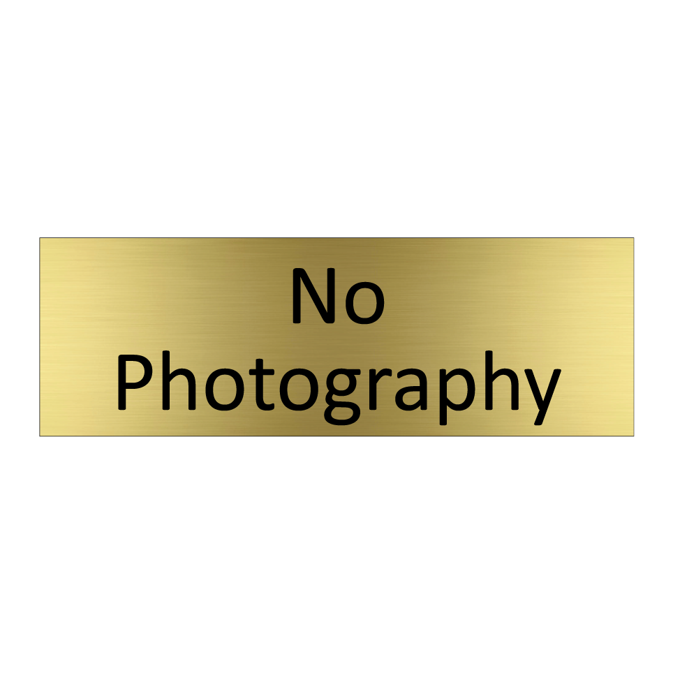 No Photography