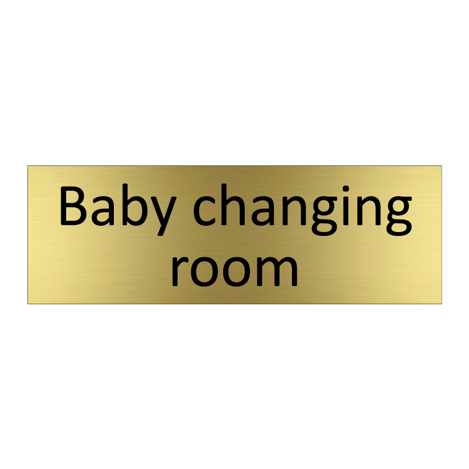 Baby changing room