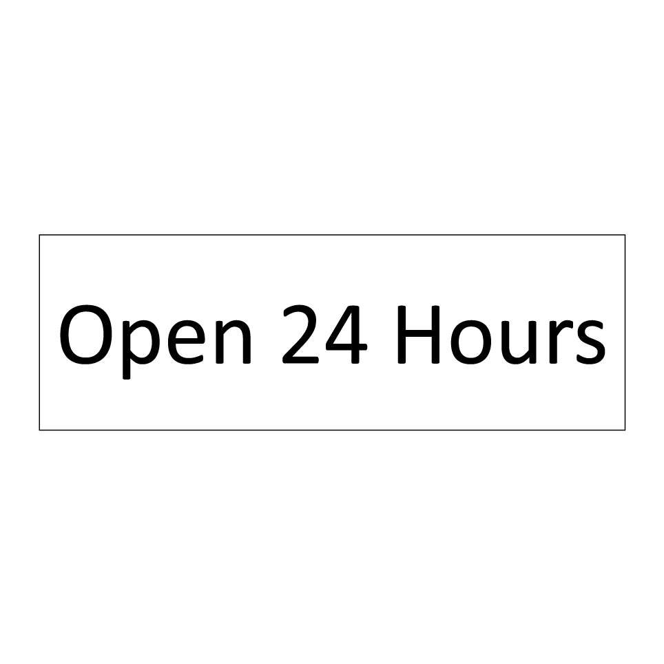 Open 24 Hours