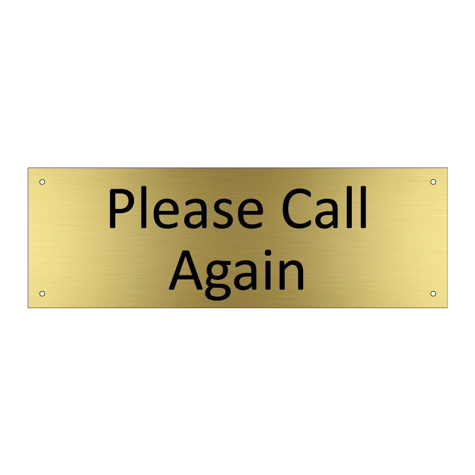 Please Call Again