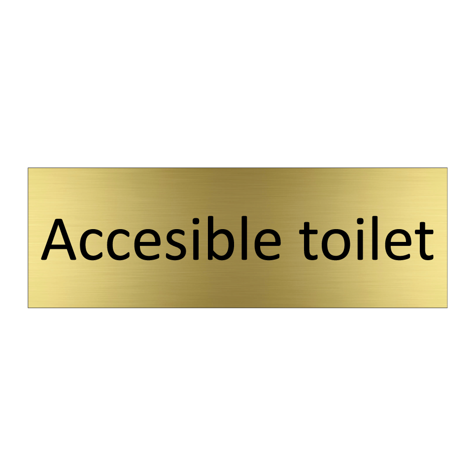 Accesible toilet