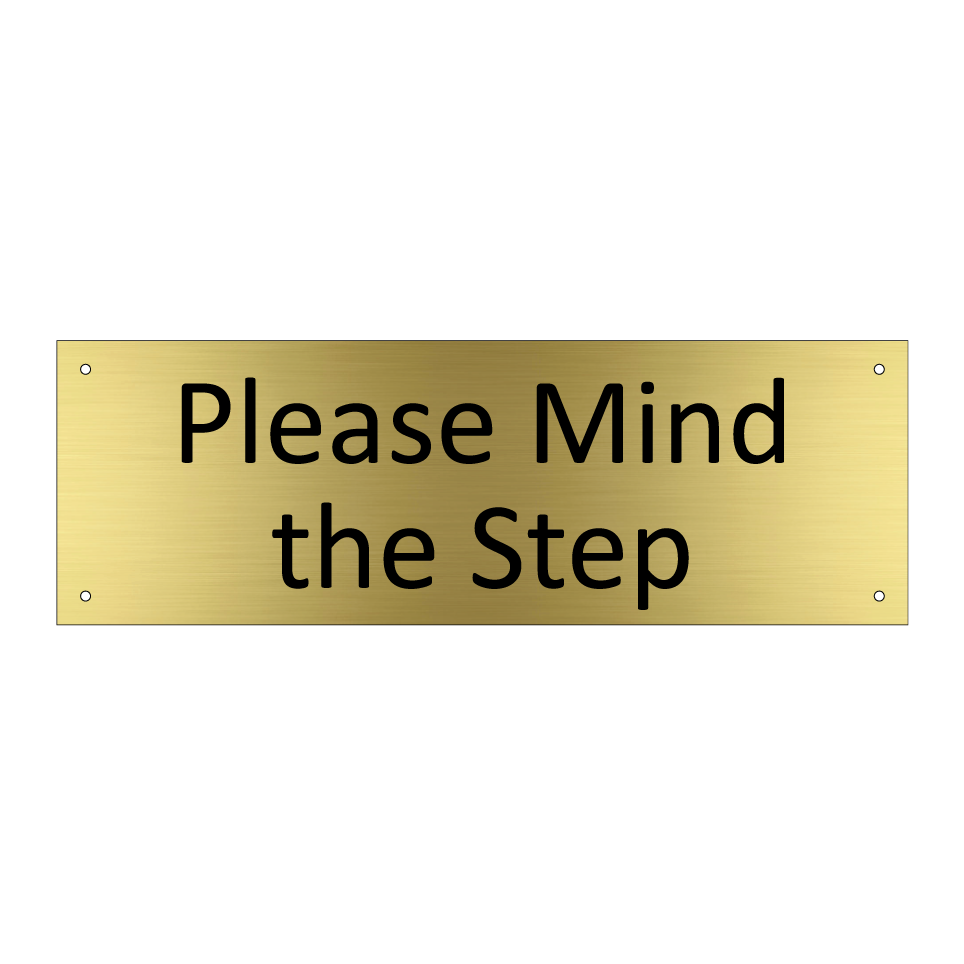 Please Mind the Step