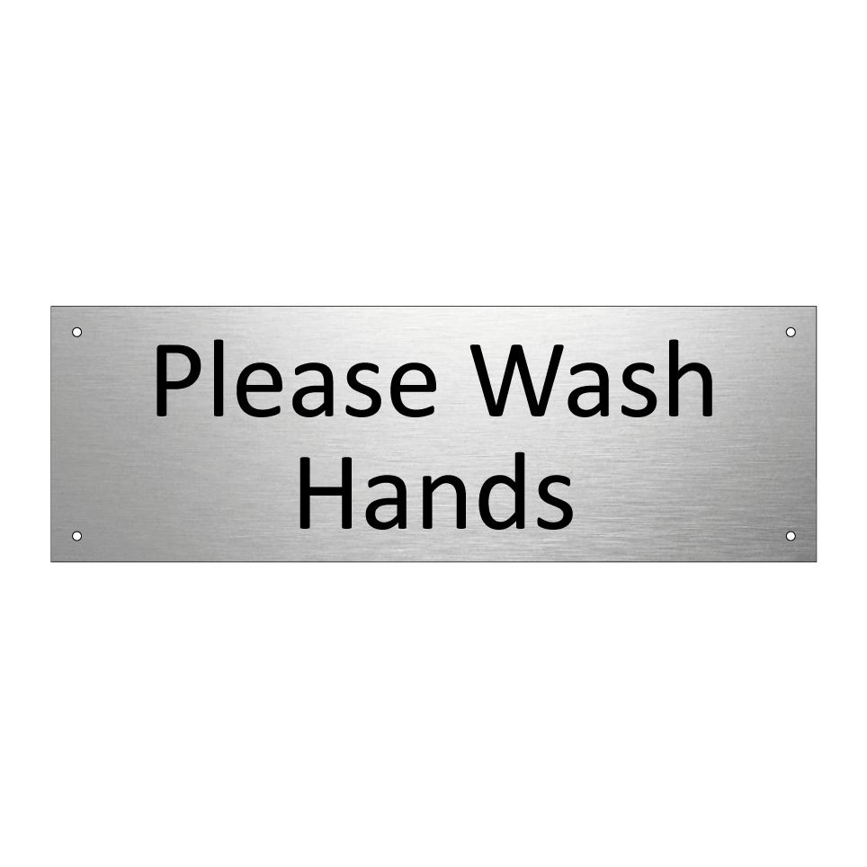 Please Wash Hands
