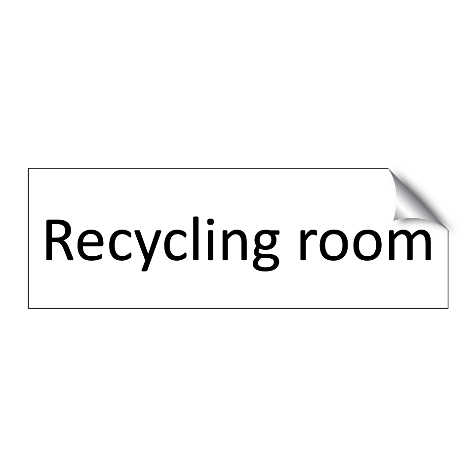 Recycling room