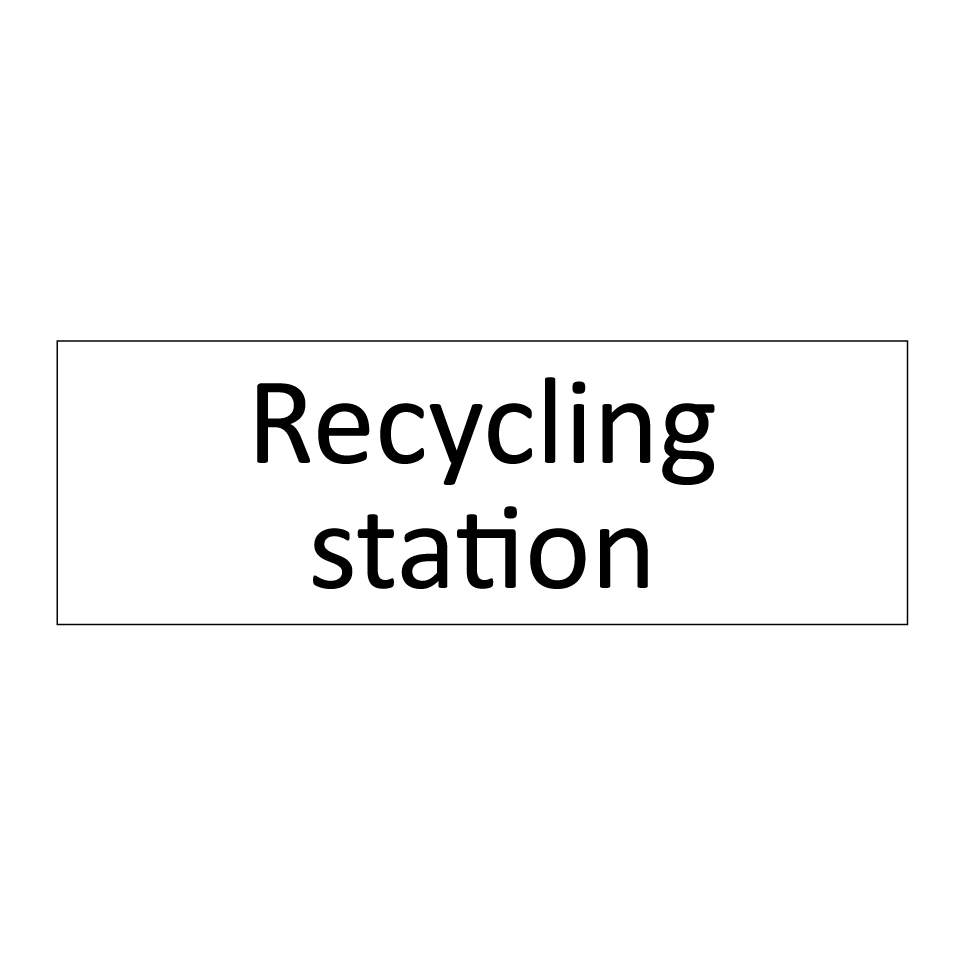 Recycling station