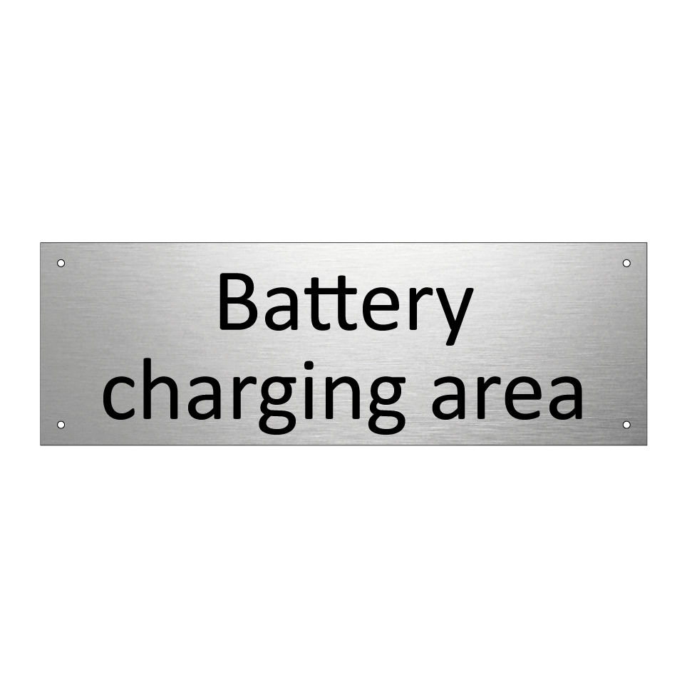 Battery charging area