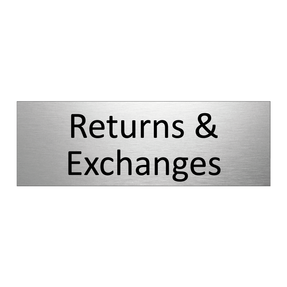 Returns & Exchanges