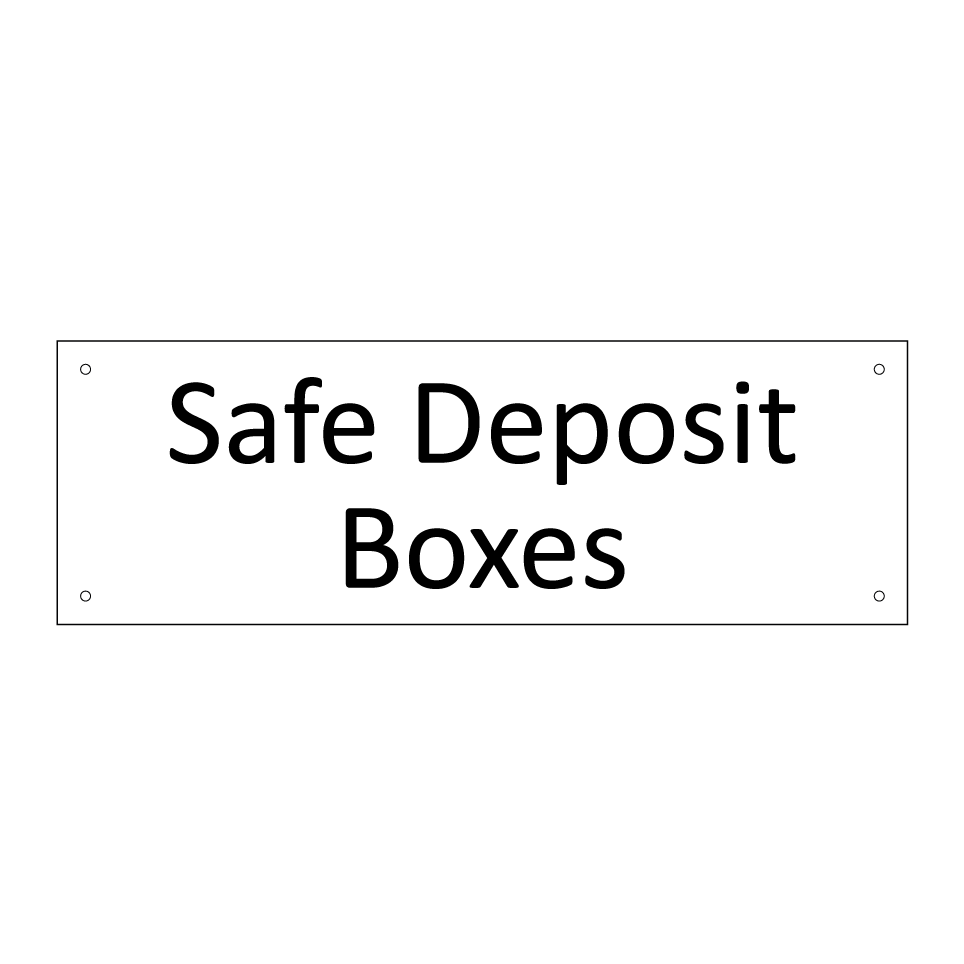 Safe Deposit Boxes