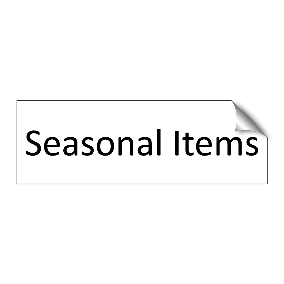 Seasonal Items