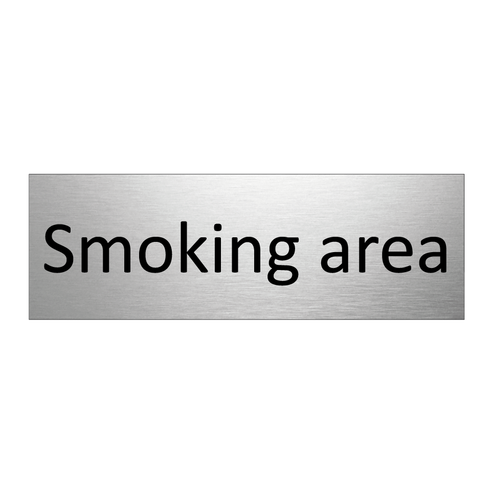 Smoking area