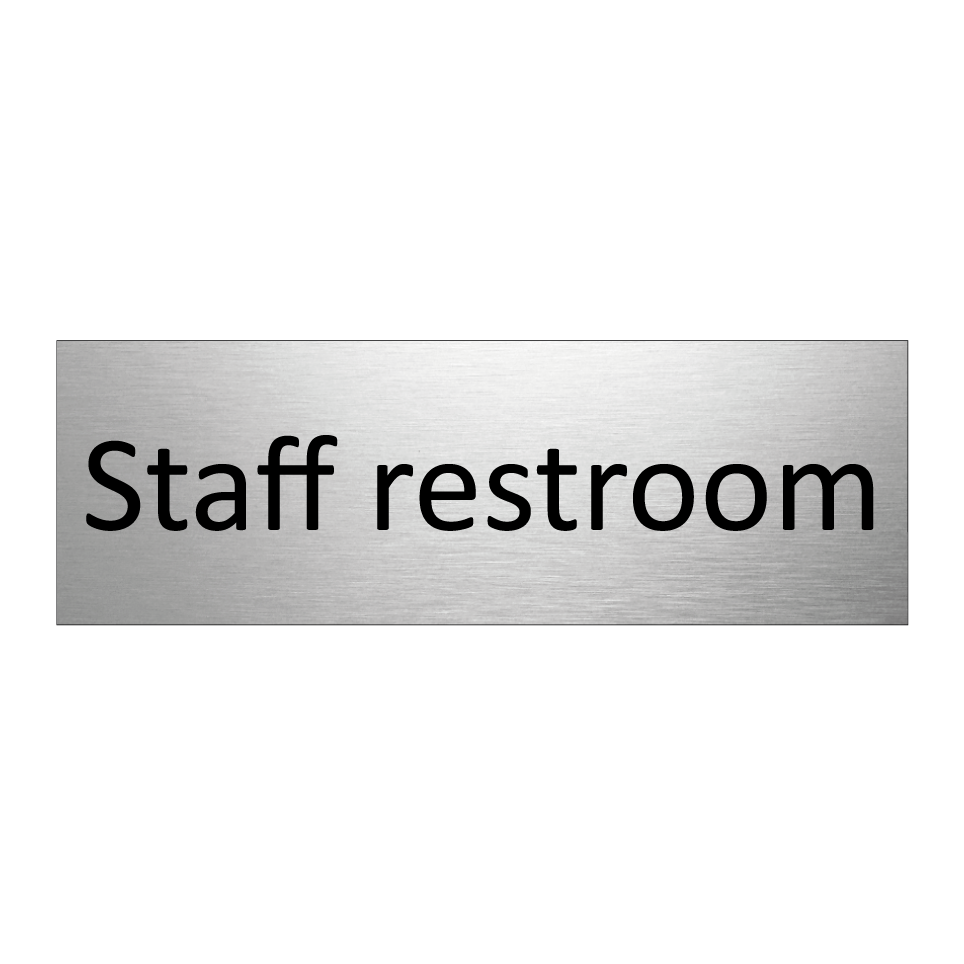 Staff restroom