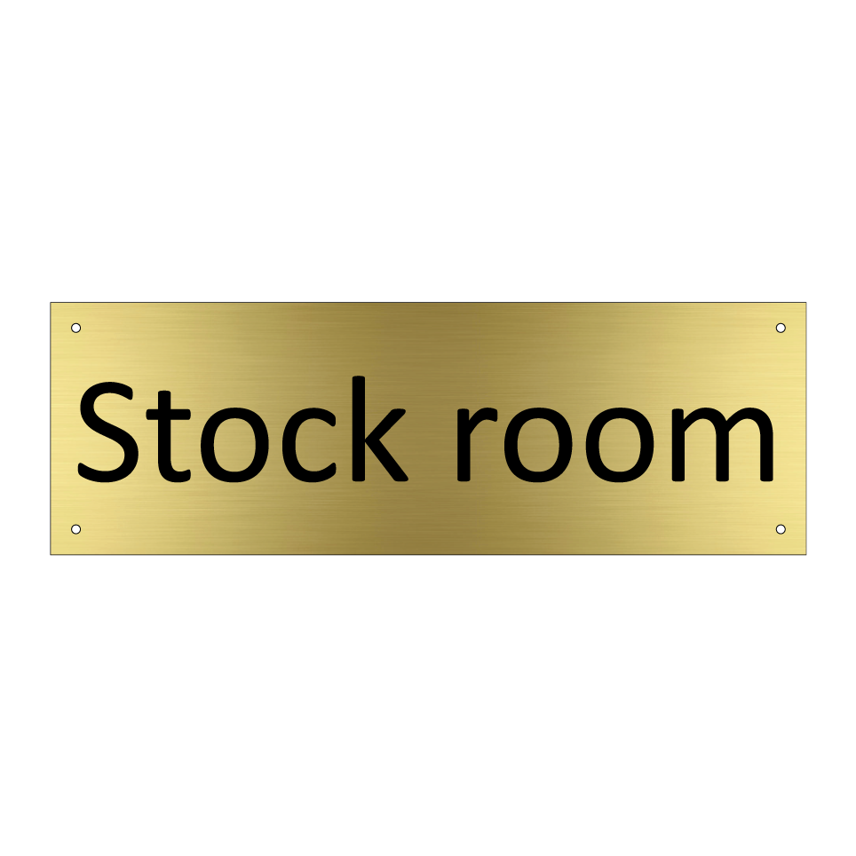Stock room