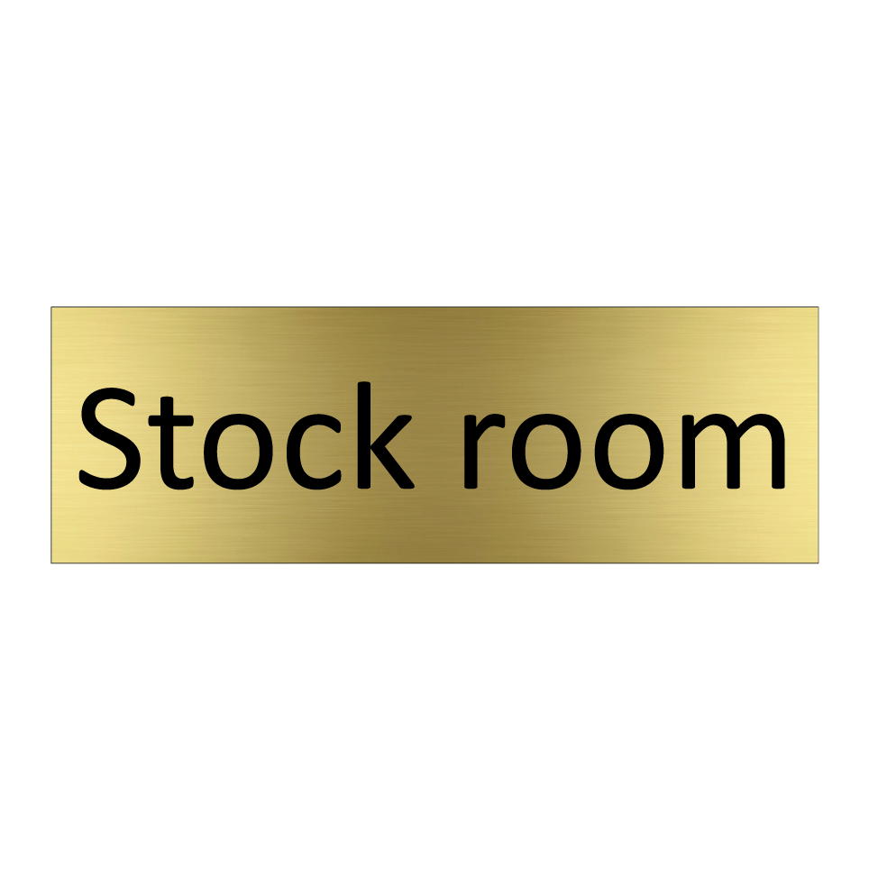 Stock room