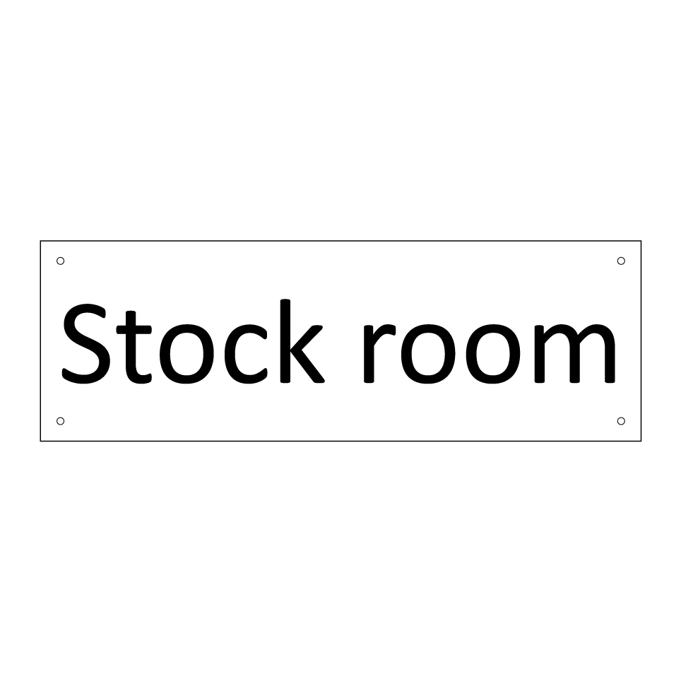 Stock room