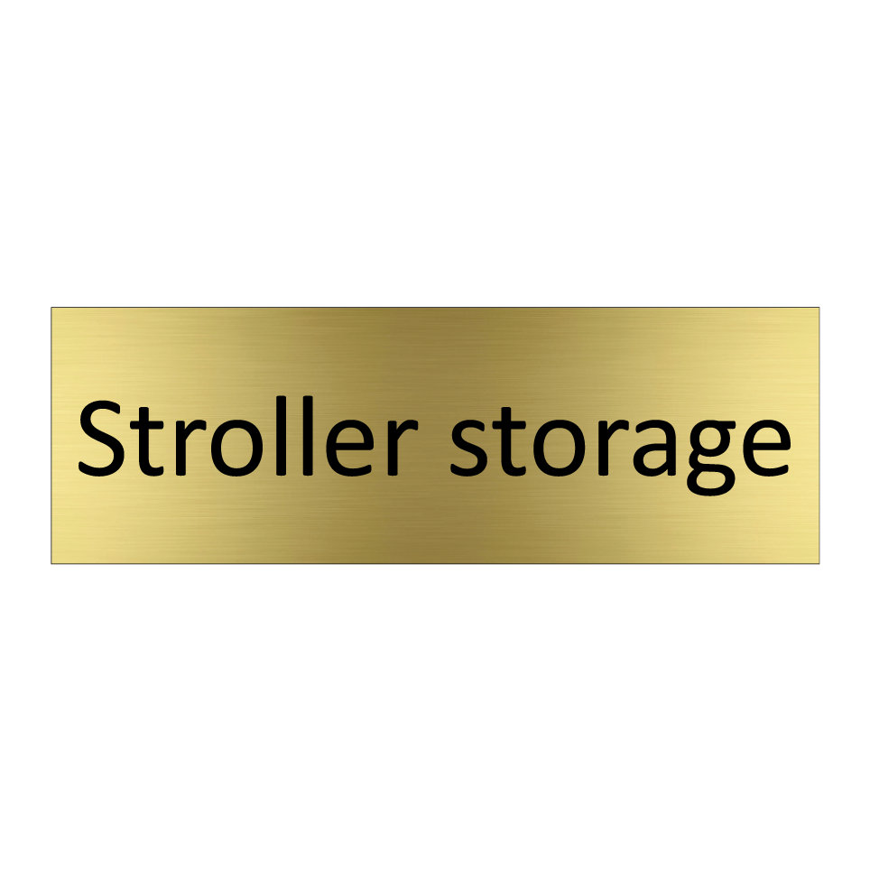 Stroller storage