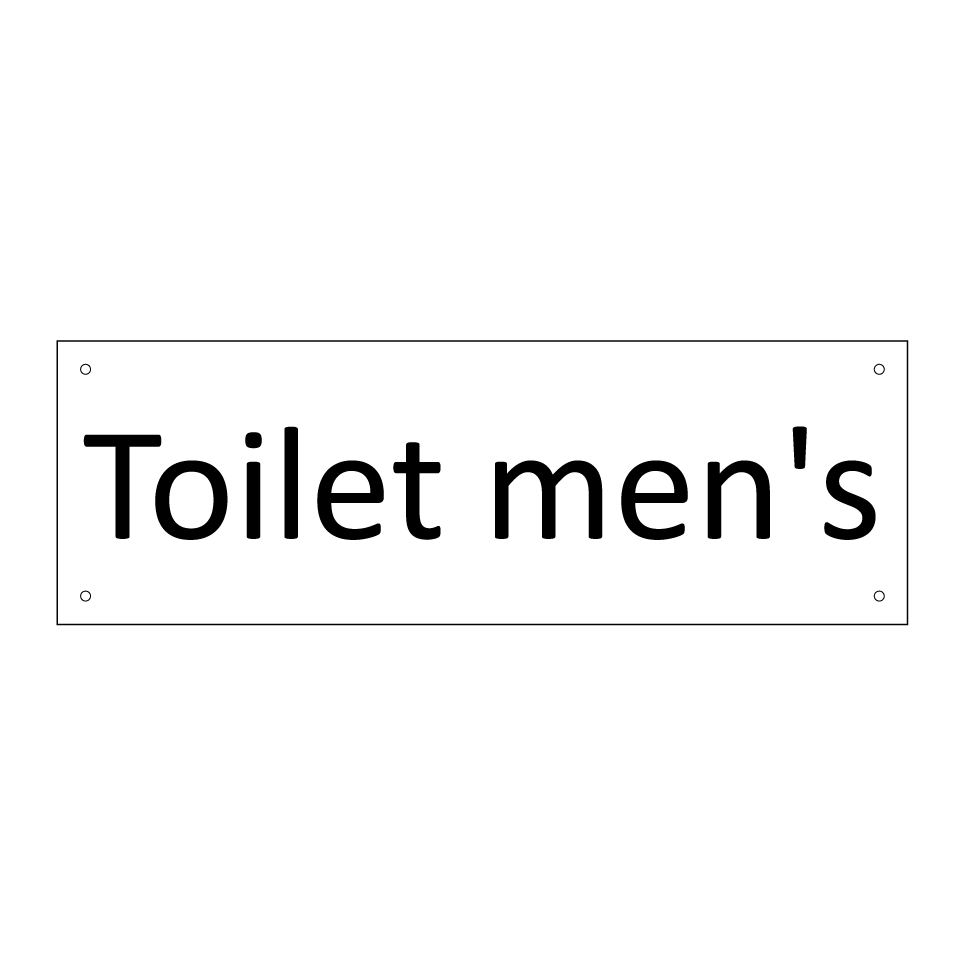 Toilet men's