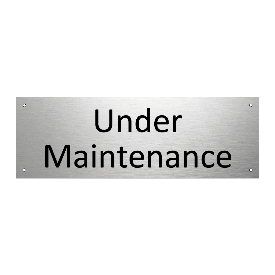 Under Maintenance