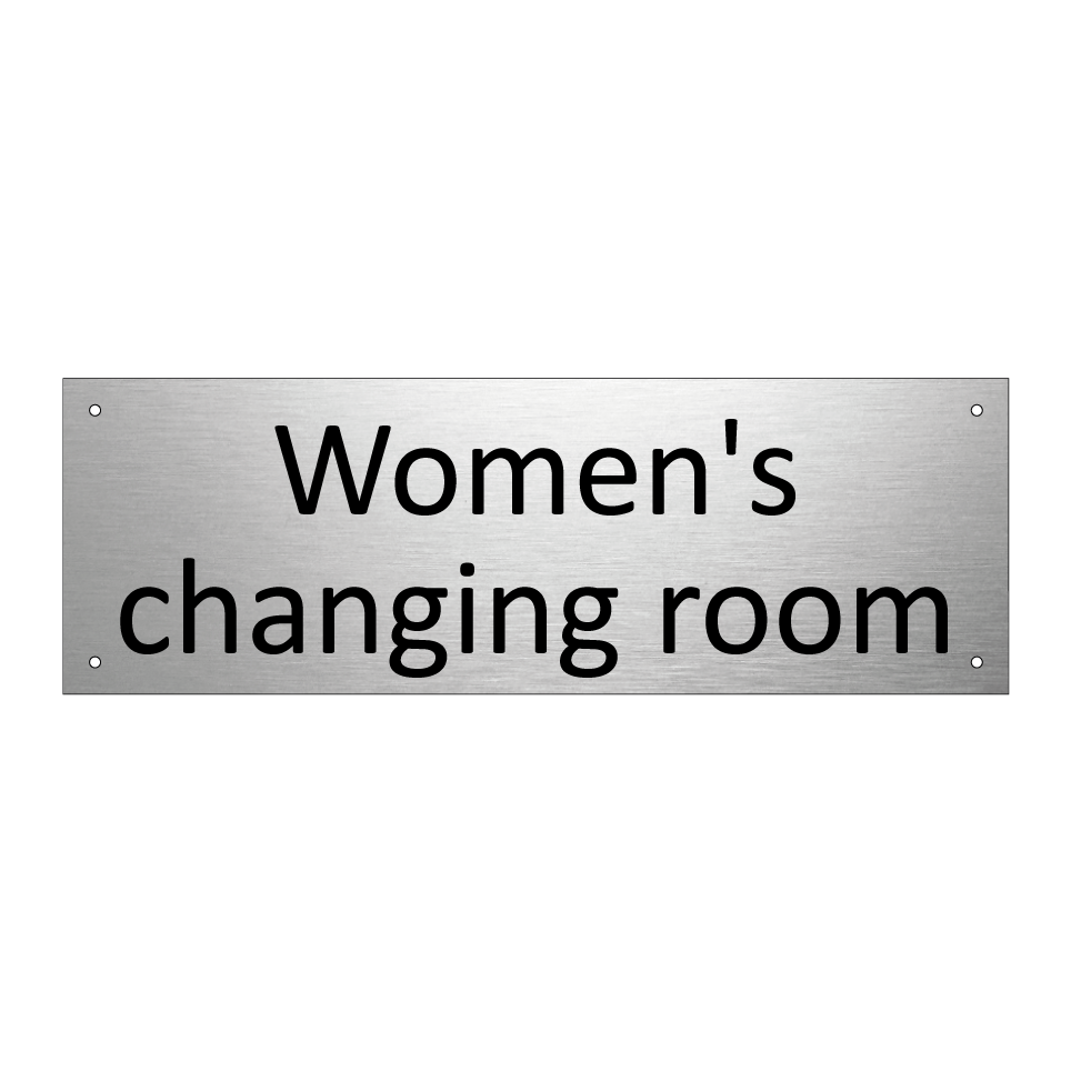 Women's changing room