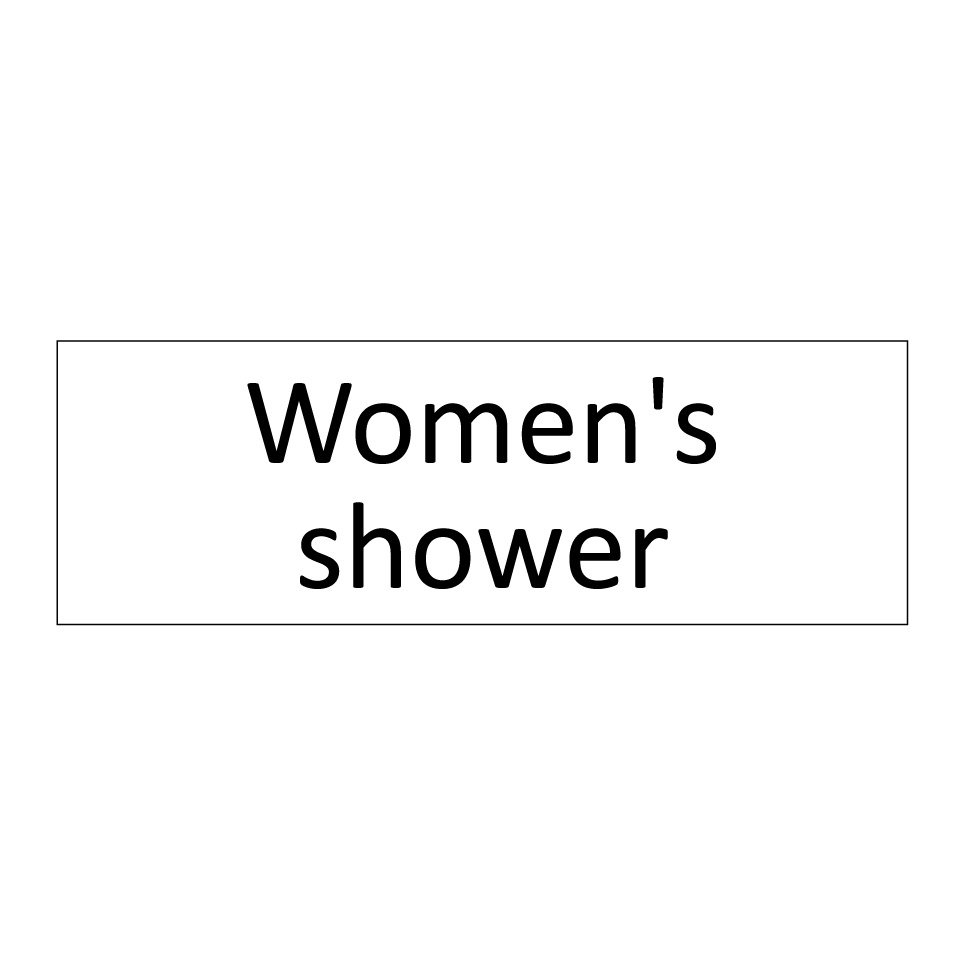 Women's shower