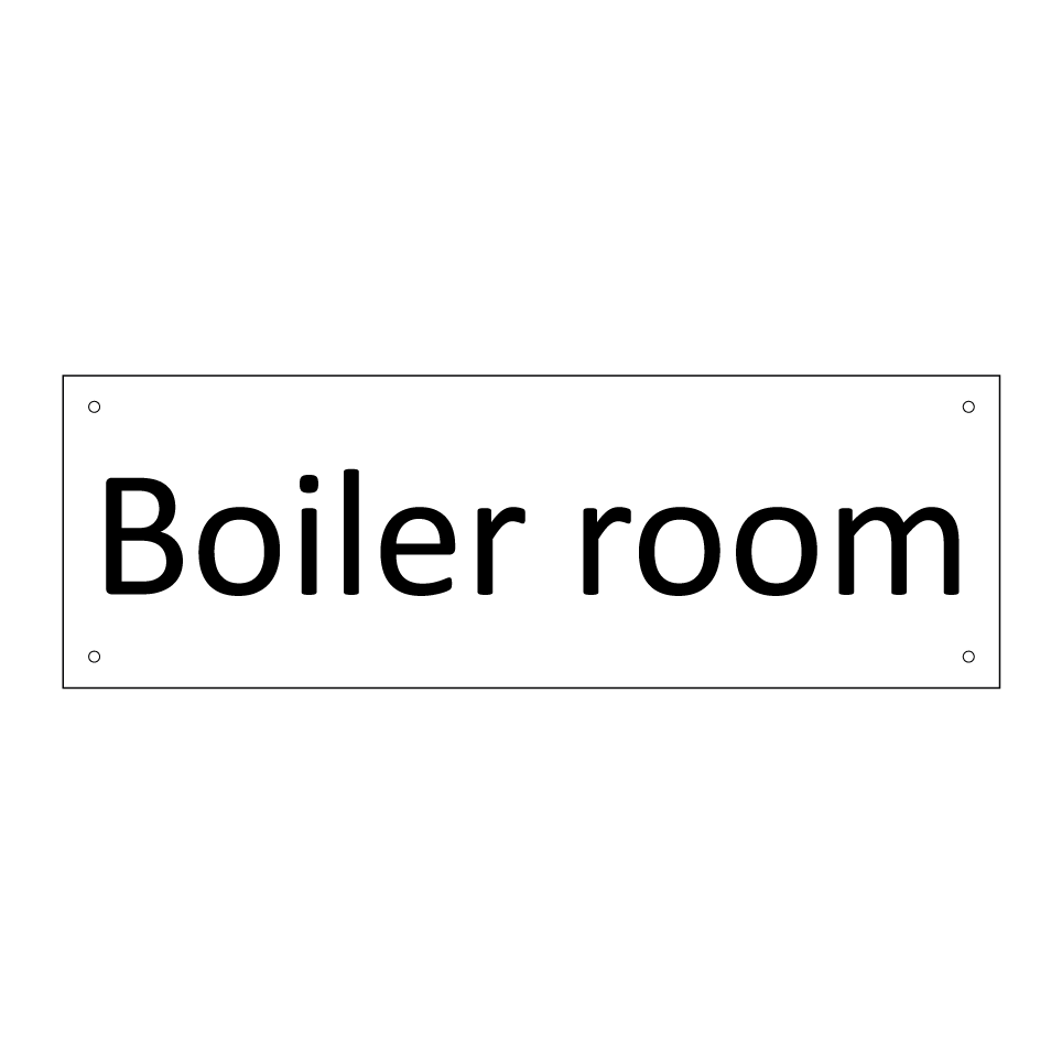 Boiler room