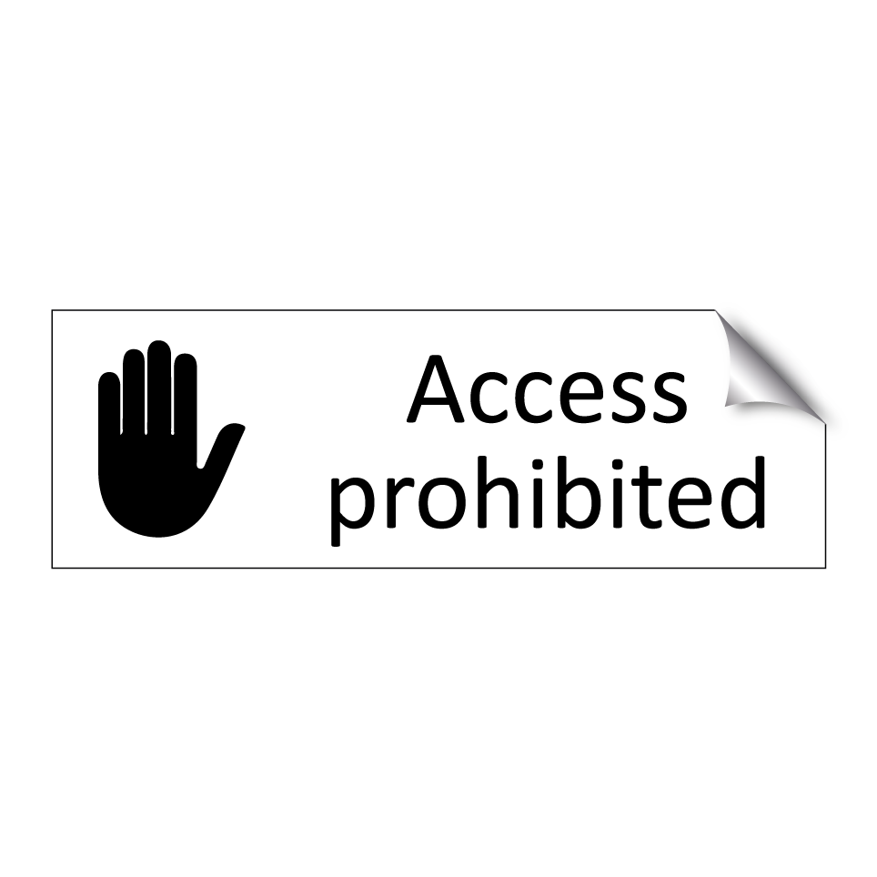 Access prohibited