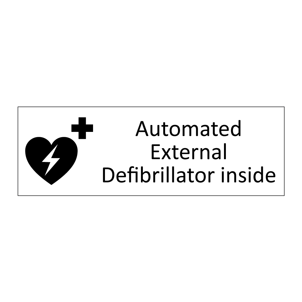 Automated External Defibrillator inside