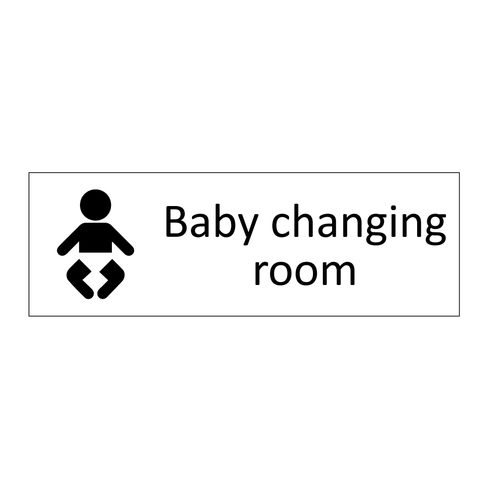 Baby changing room