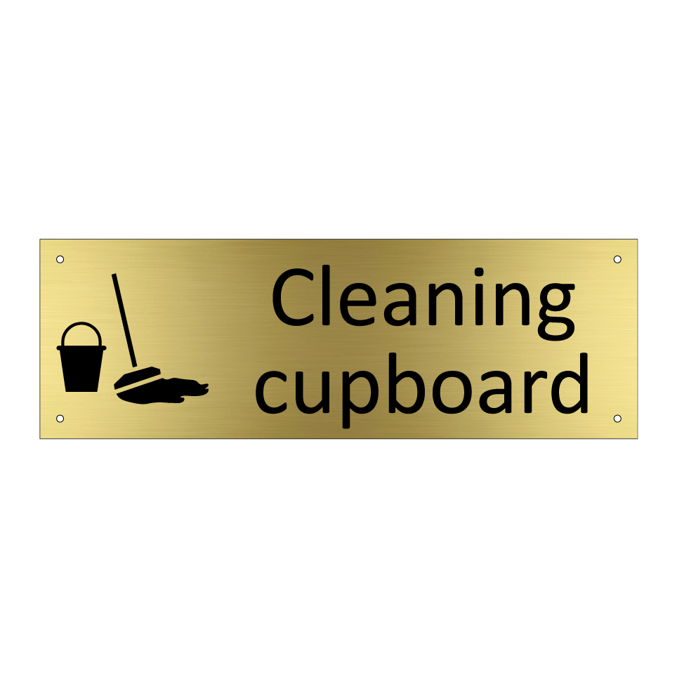 Cleaning cupboard