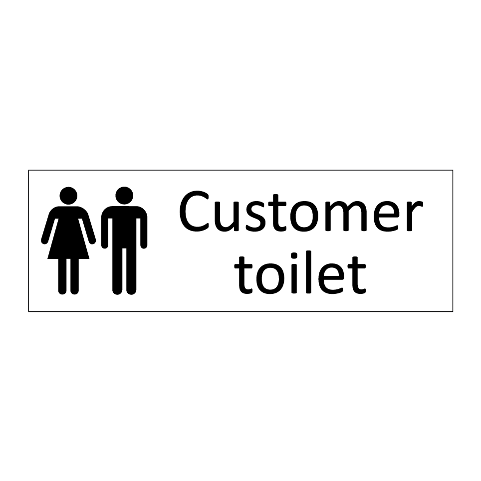 Customer toilet
