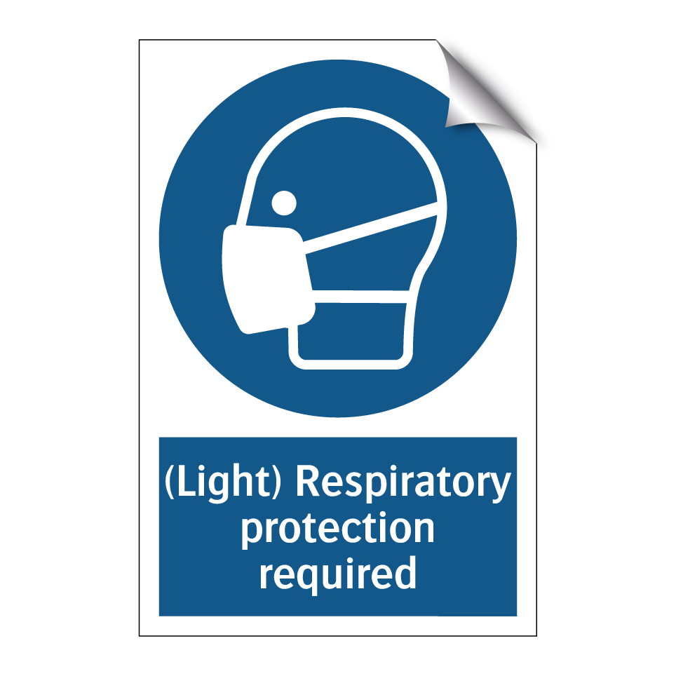 (Light) Respiratory protection required