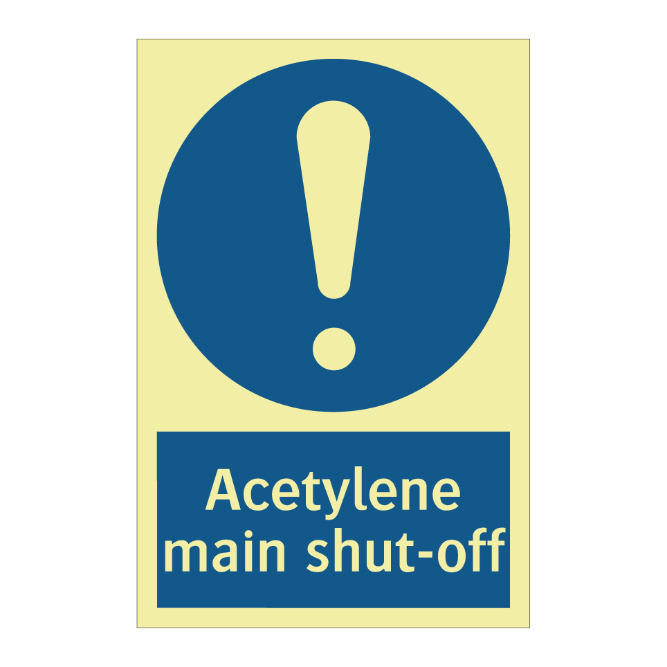 Acetylene main shut-off