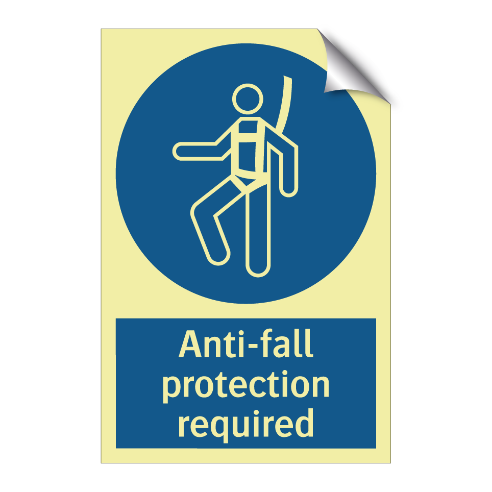 Anti-fall protection required
