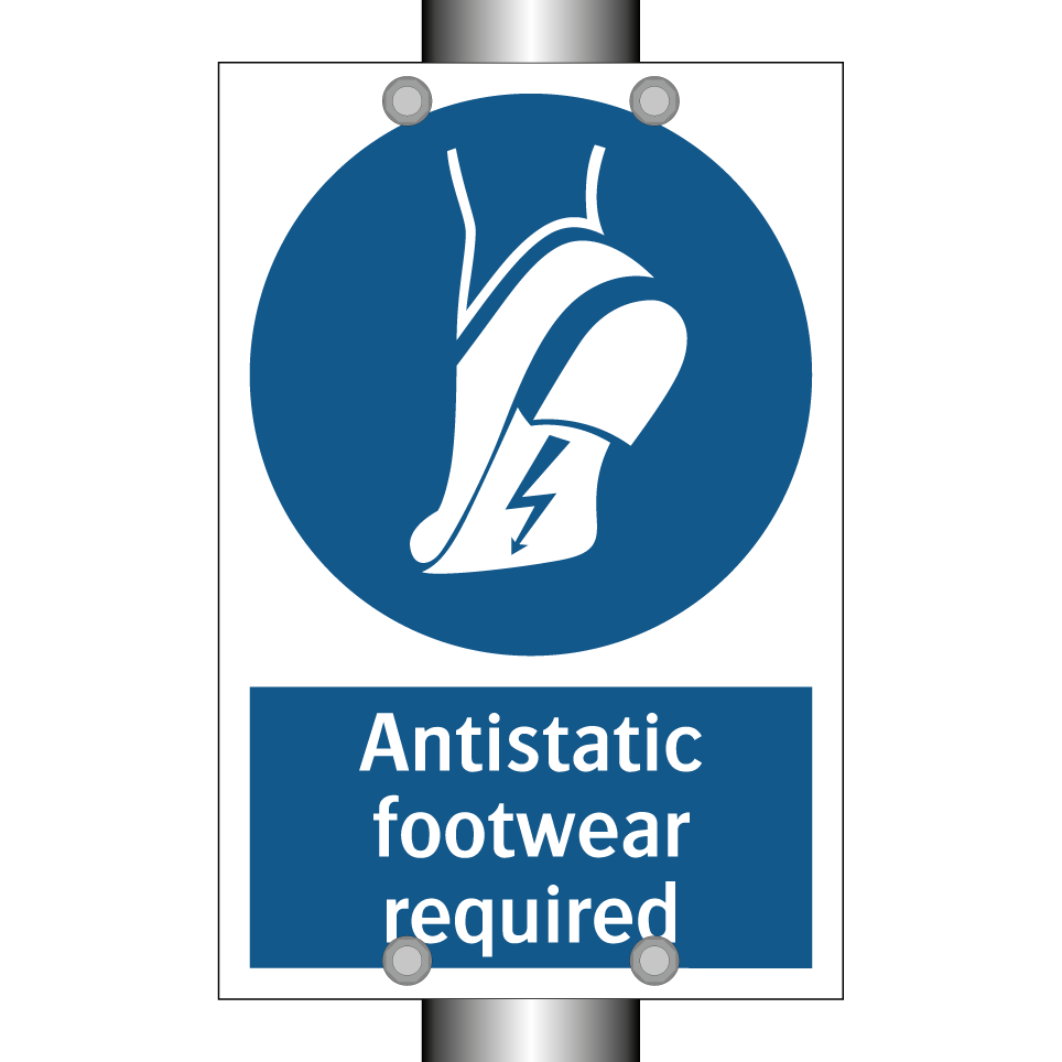 Antistatic footwear required