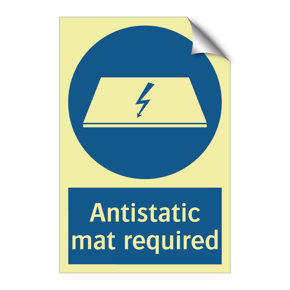 Antistatic mat required
