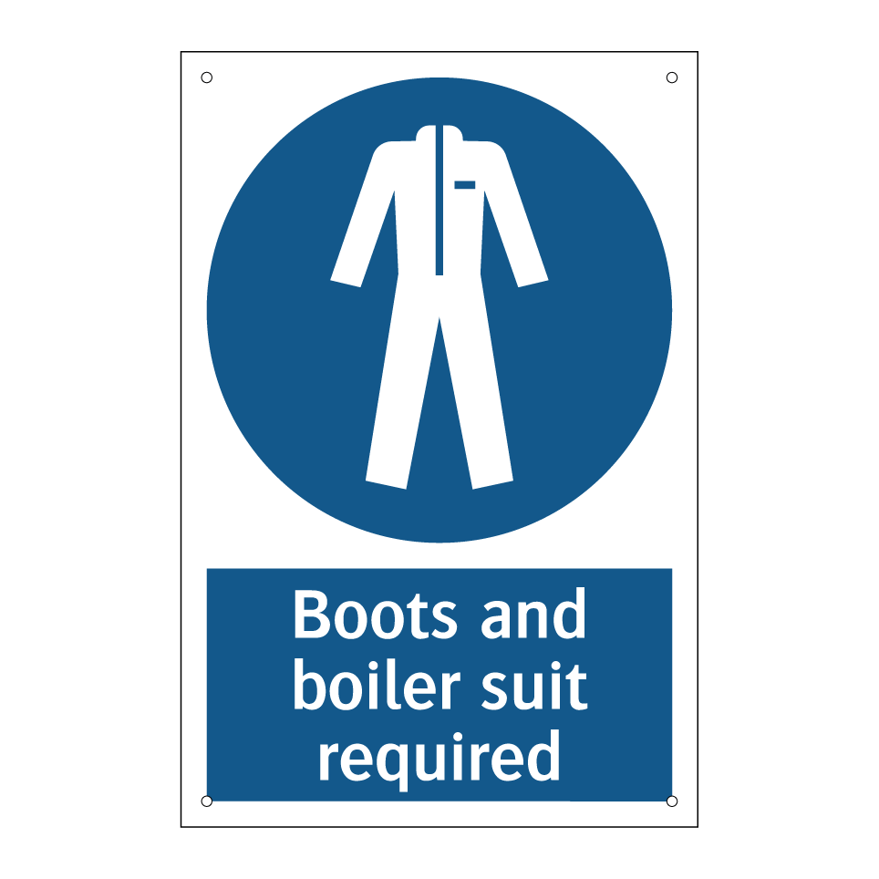 Boots and boiler suit required