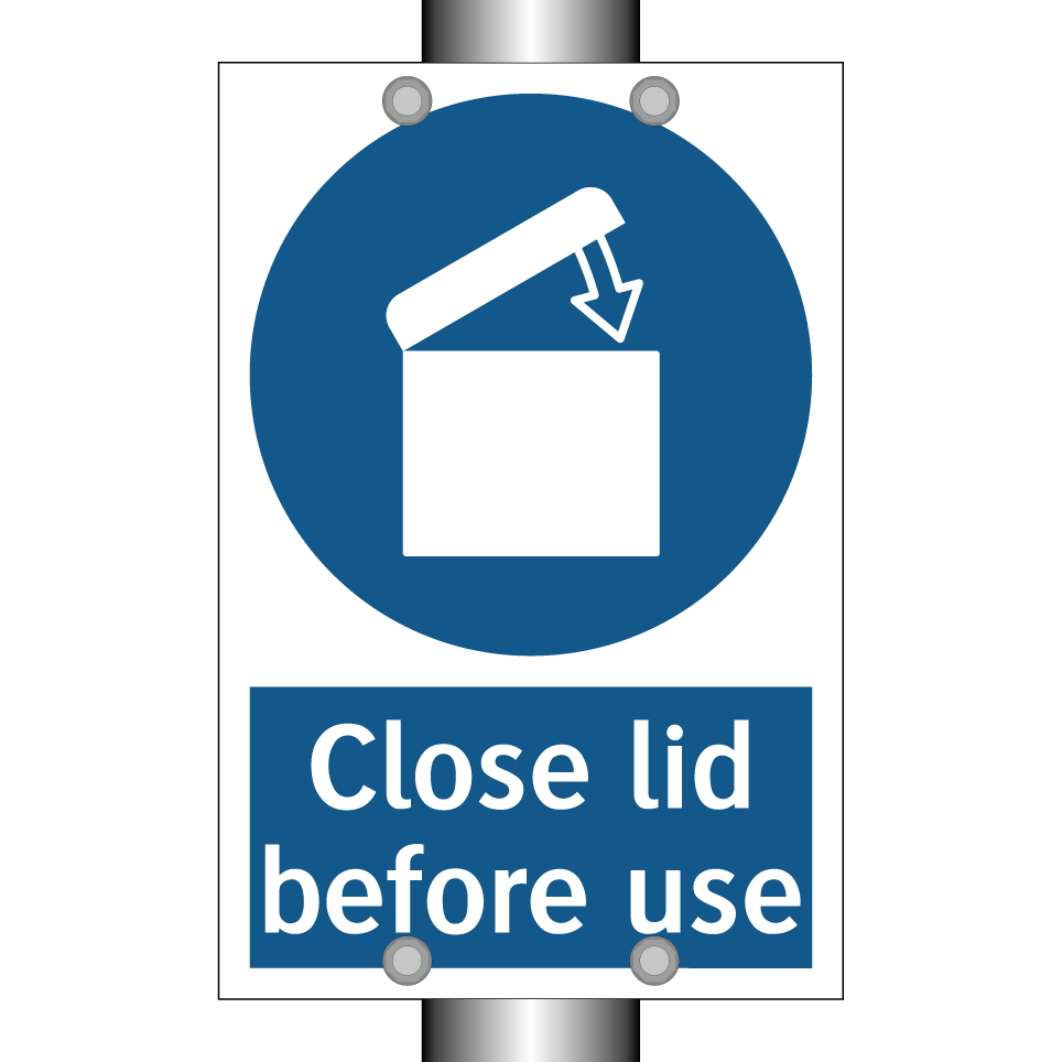 Close lid before use