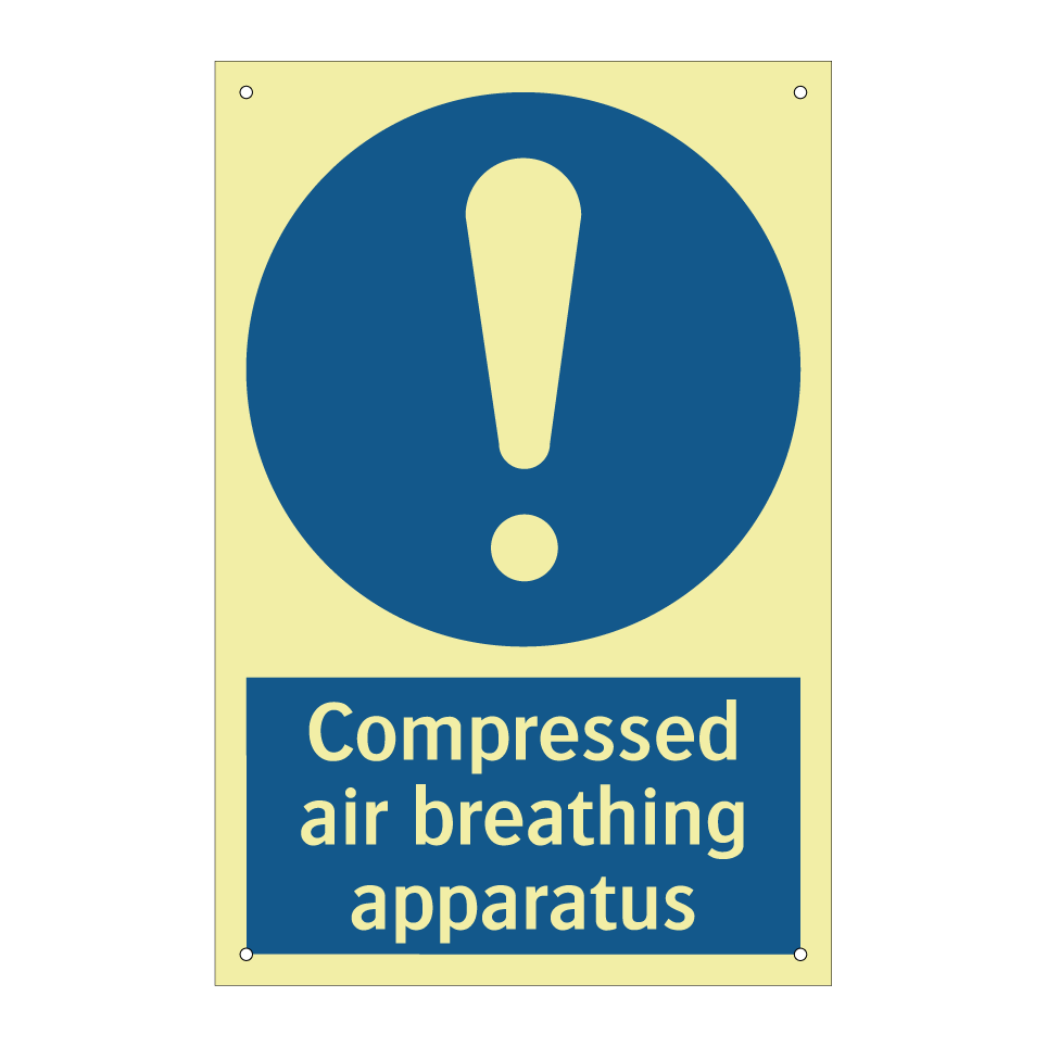 Compressed air breathing apparatus