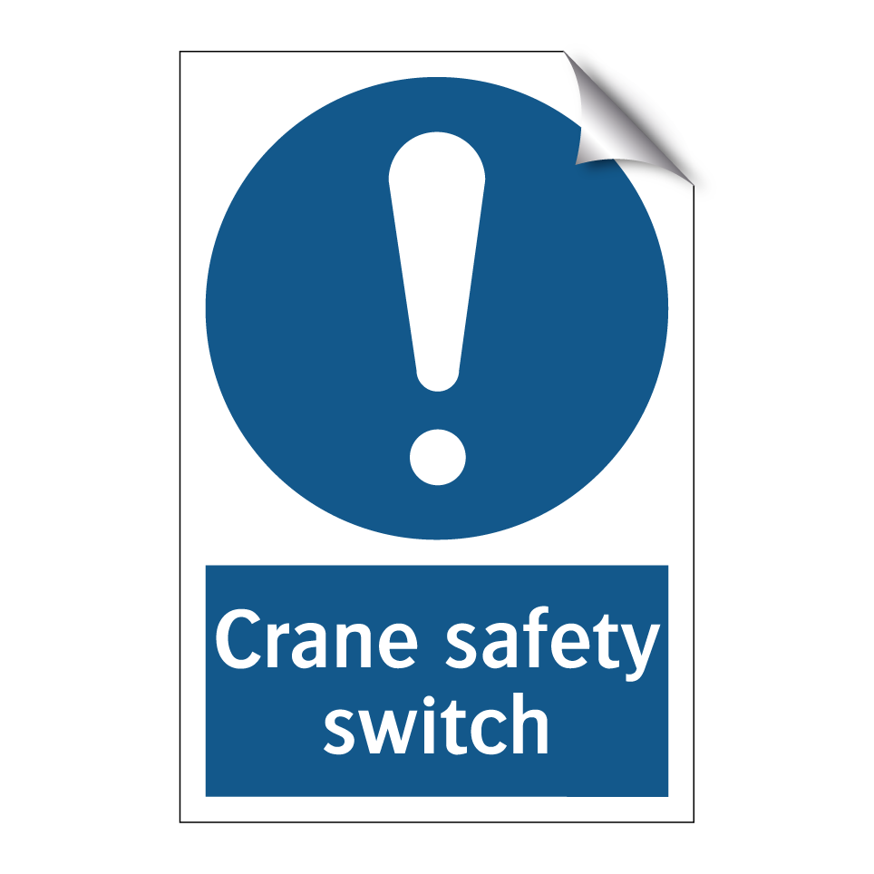 Crane safety switch