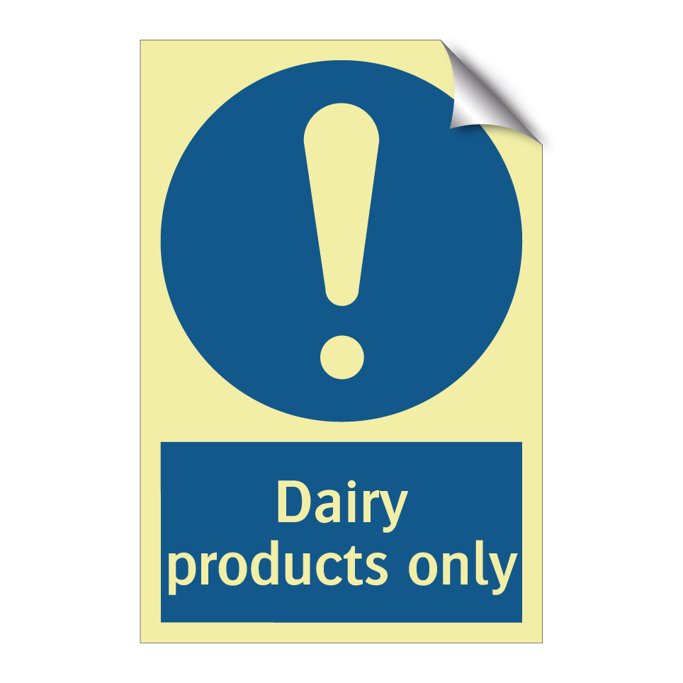 Dairy products only