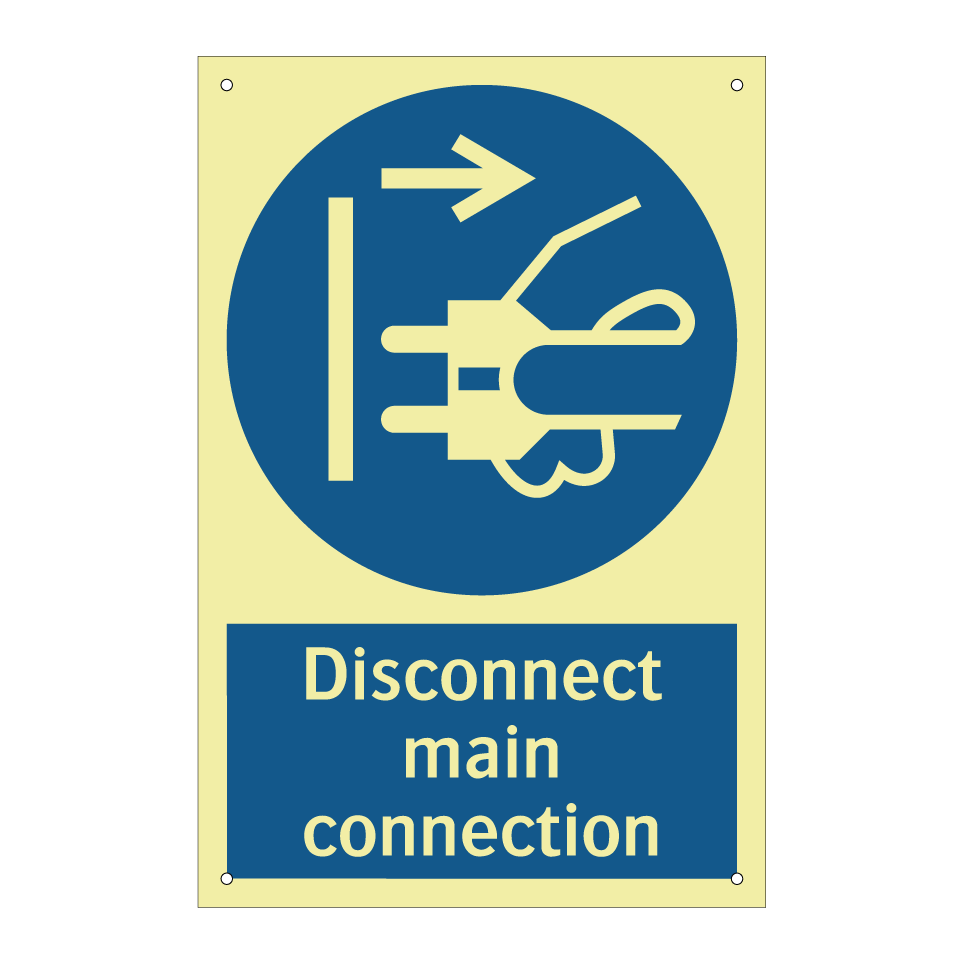Disconnect main connection